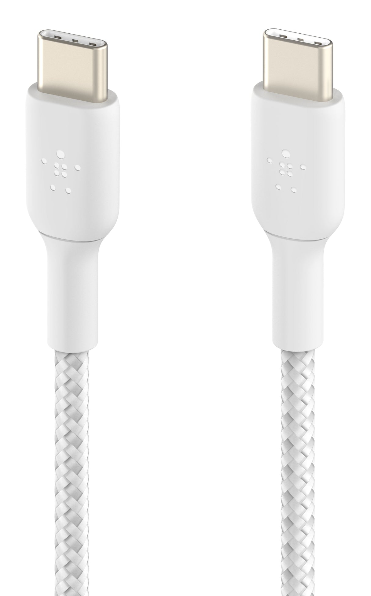 1x2 Belkin Braided Pvc Cable 1m Usb-C/Usb-C Wh.  Cab004bt1mwh2pk