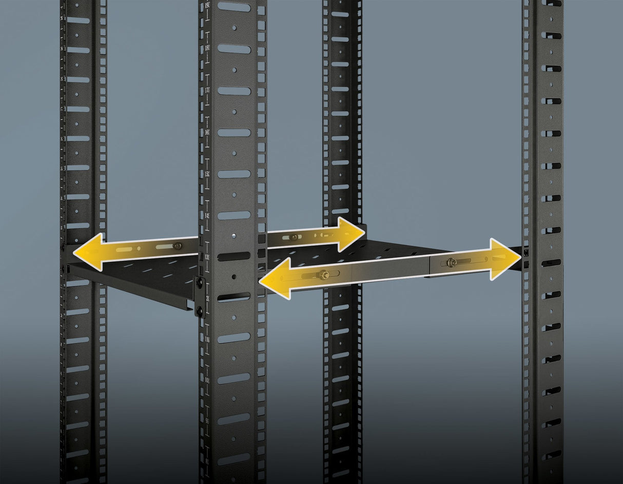 Intellinet 19" Variable Rieles 350mm Tief Negro