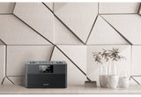 Kenwood Cr-M80dab Dab+ Radio, Grosses Tft Farbdisplay, Bluetooth Negro