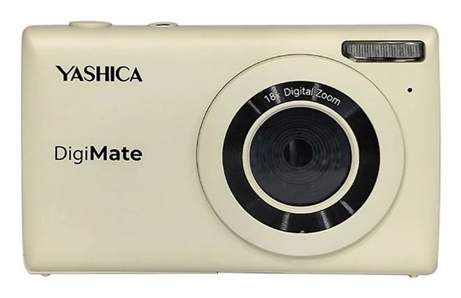 Cámara Yashica Digimate Compacta 64 Mp Cmos Blanco