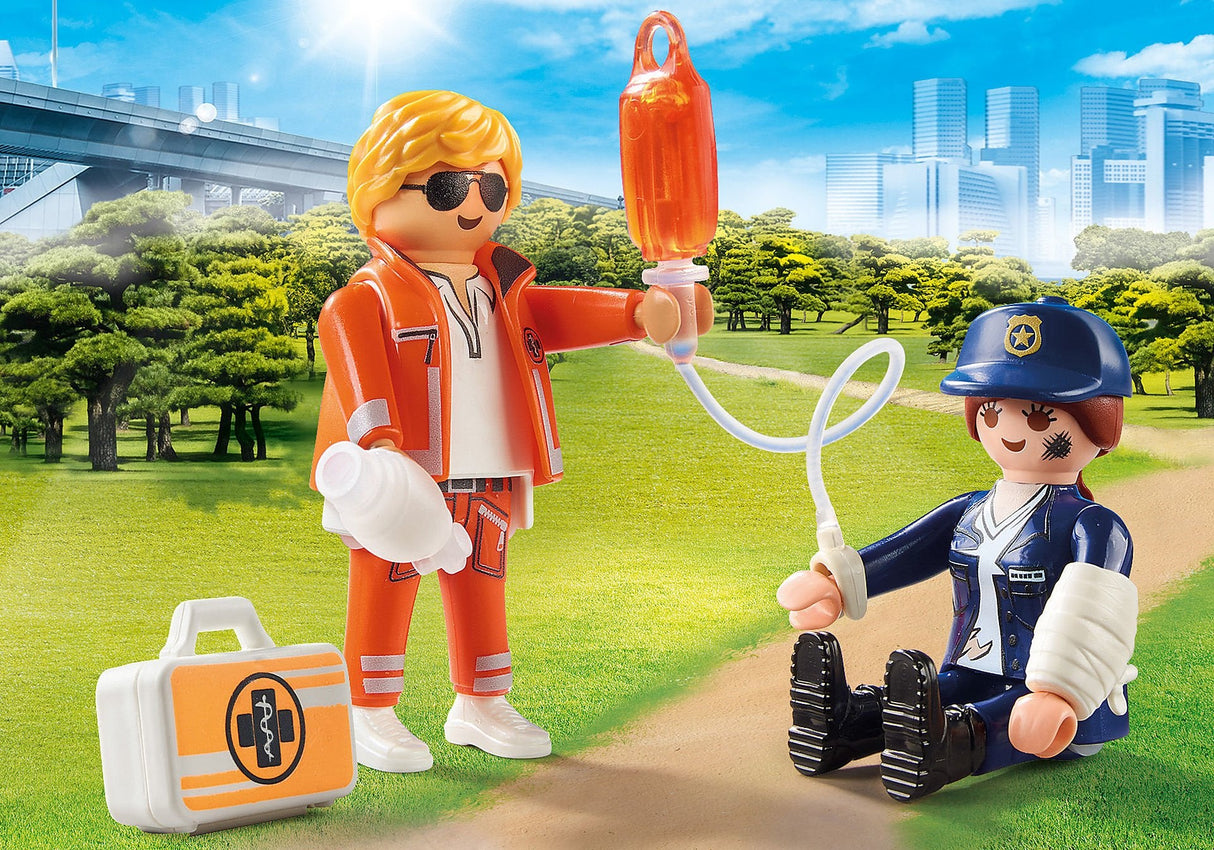 Playmobil 70823  Duo Pack Doctor Y Policia