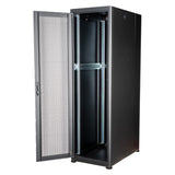 Roline 19-Zoll Serverschrank Basic 42 He, 600x1000 Bxt Perforiert Schwarz