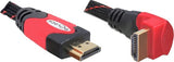 Delock Cable, Hdmi A Macho > Hdmi A Macho Angular 4k 1 M