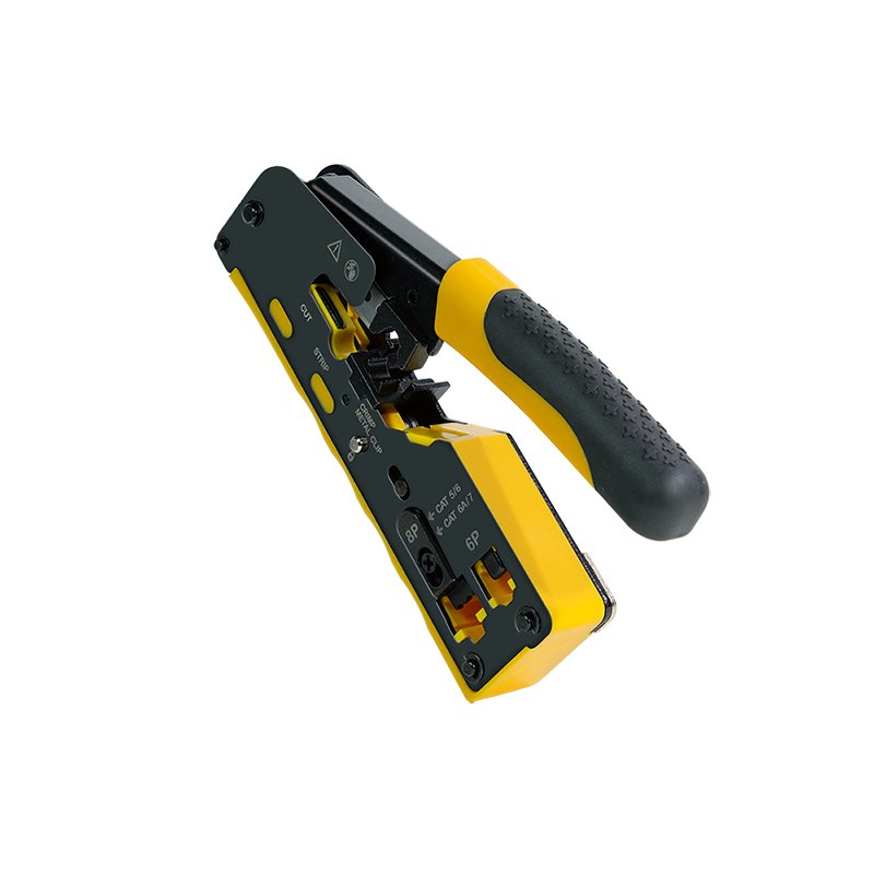 Herramienta De Crimpado Para Conectores Cat5/6/6a/7 Y Pass Through Apta Para Mp0078, Mp0030, Mp0048 Logilink