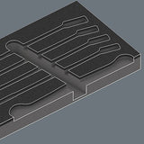 Wera 9731 Inserto De Espuma 6003 Joker Set 1, 19 Piezas, Juego De Herramientas Negro/Gris, Juego Combinado De Llaves De Trinquete, En Inserto De Espuma Para Carro De Taller 5150121001