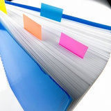 Marcador Index Mediano Post-It 3m Dispensador 50 Unidades -Azul Brillante