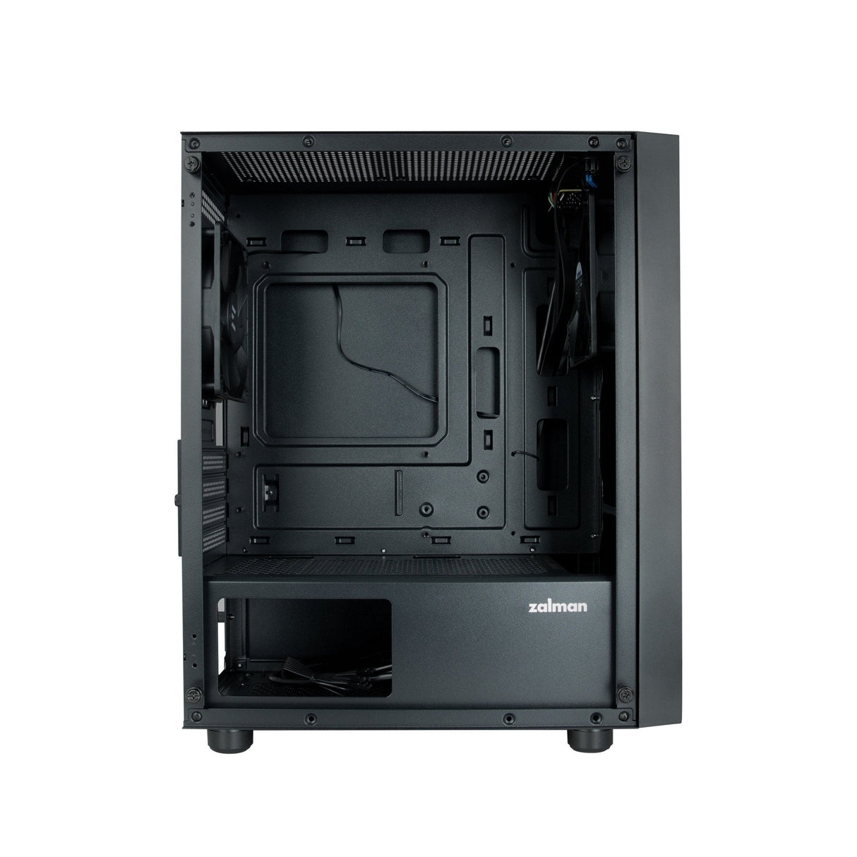 Caja Pc T3 Plus Mini Torre Vivienda 80mm Ventilador Recuperación