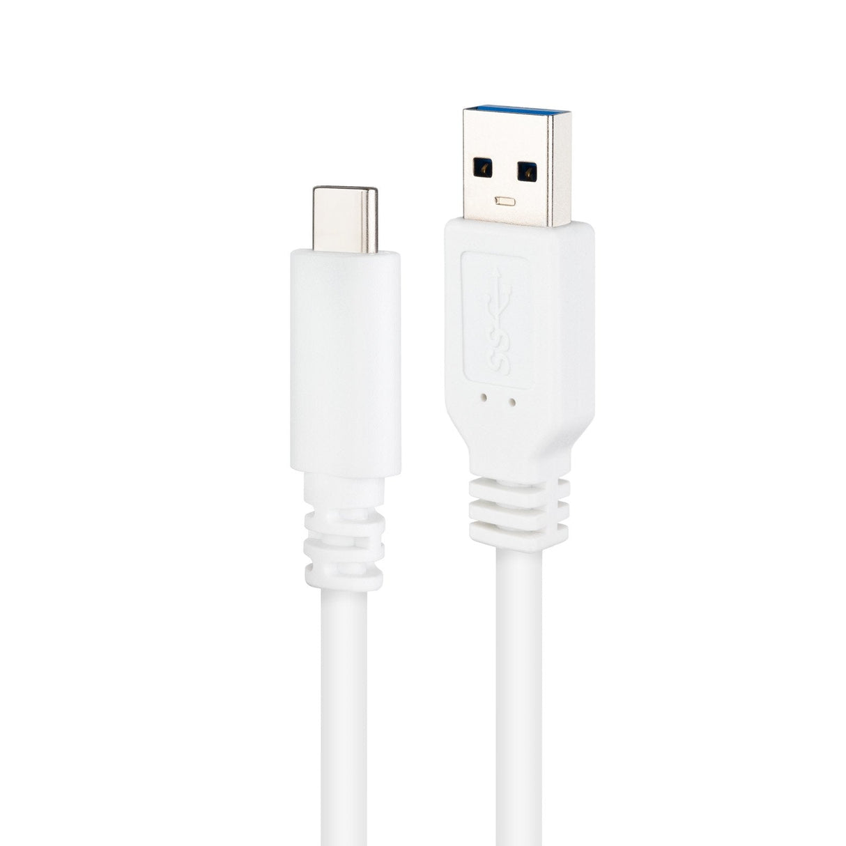 Nanocable Cable Usb 3.1 Gen2 10gbps 3a Usb-C/M-A/M  - Blanco