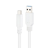Nanocable Cable Usb 3.1 Gen2 10gbps 3a Usb-C/M-A/M - 0.5m - Blanco