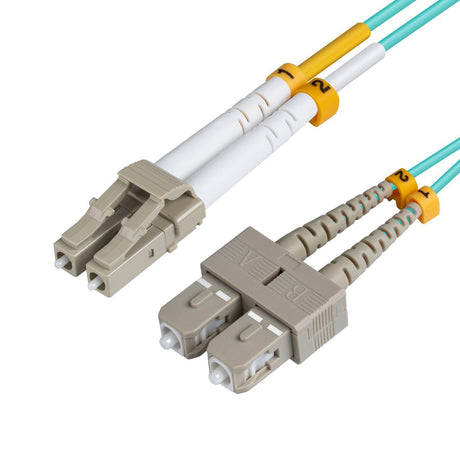 EAN 5705965915011 - Microconnect FIB4220005 Cable de fibra óptica e InfiniBand 0,5 m LC SC Azul imagen 1