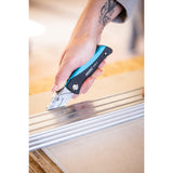 Navaja Hazet 2157-1 (Negro/Azul, Mango Cómodo De Abs Resistente A Golpes) 2157-1 2157-1