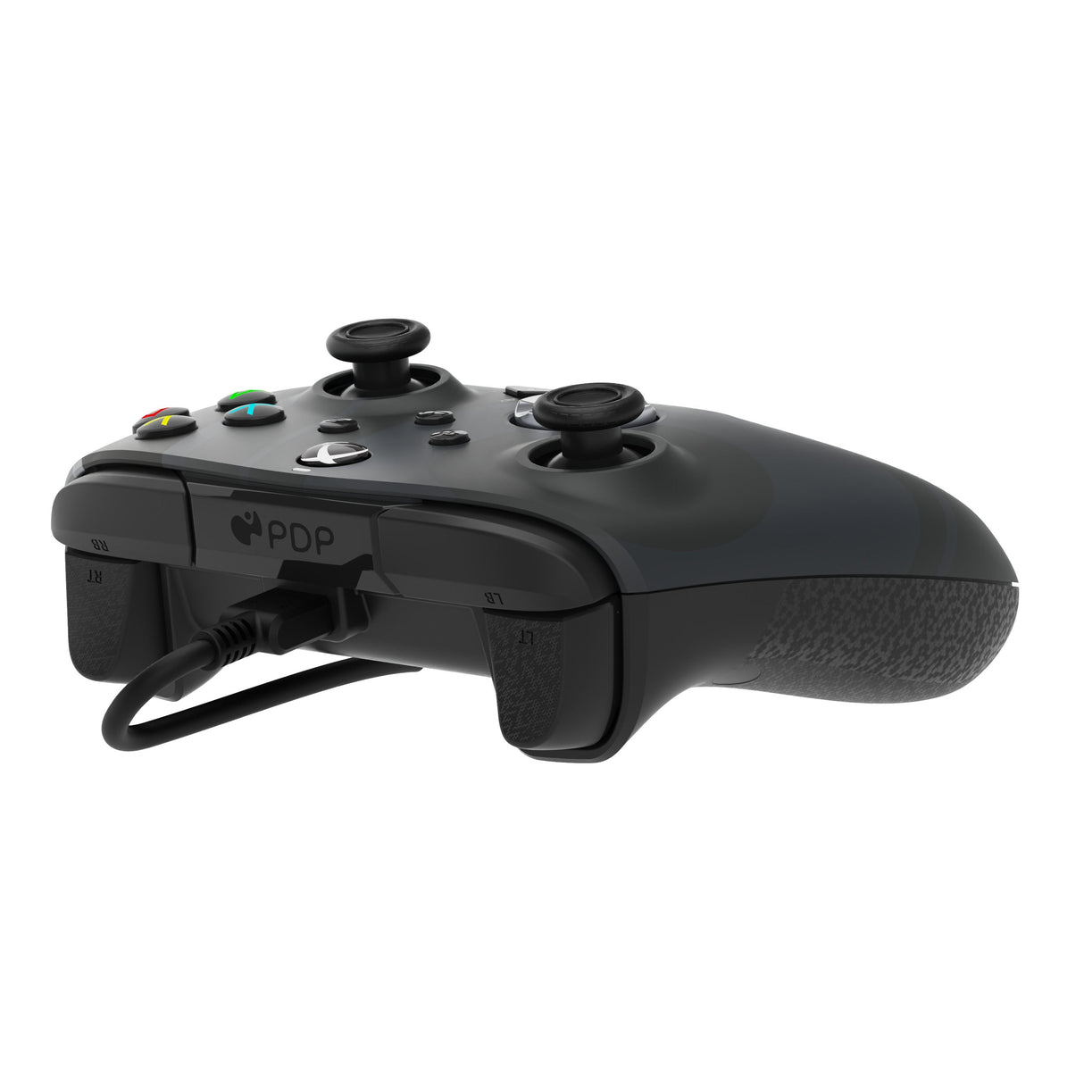 Pdp Rematch Radial Black Mando Con Cable Para Xbox X S One Pc