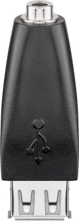 Adatador Usb A H > 3.5 Mm Stereo  H ( Solo Carga, No Datos)