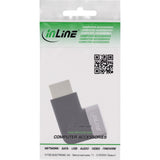 Inline® Hdmi Adapter, Hdmi A Plug / Socket, 90° Right, 8k Uhd