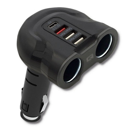 EAN 5901878506418 - Qoltec 50641 cargador de dispositivo móvil Universal Negro Encendedor de cigarrillos Carga rápida Auto imagen 2