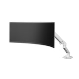 Brazo Para Monitor Ergotron Hx Con Articulación Vhd, Montaje En Escritorio, Soporte Para Monitor Blanco, Para Monitores Curvos 1000 R 45-693-216