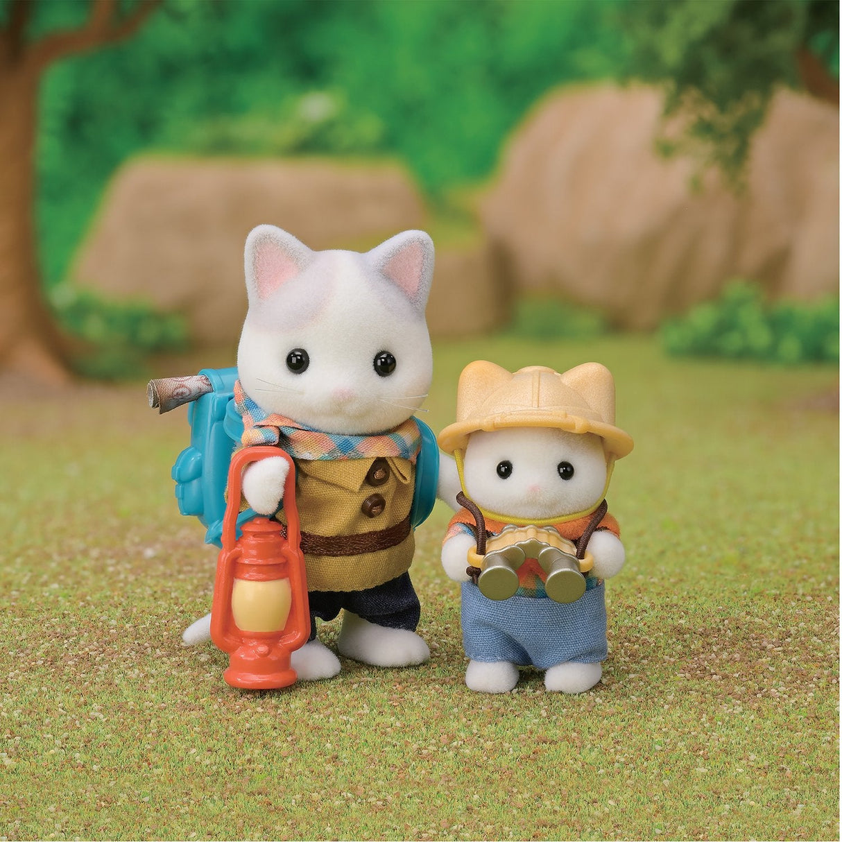 Epoch Sylvanian Families - Abenteuer Entdecker Set Con Zwei Figuren 5763