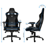 Noblechairs Epic Silla Gaming Acolchada Negro