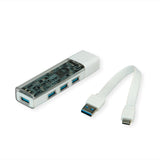 EAN 7630049635111 - ROLINE 14.02.5062 hub de interfaz USB Tipo C 5000 Mbit/s Blanco imagen 2