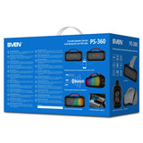 EAN 6438162021740 - SVEN PS-360 altavoz portátil o de fiesta Altavoz monofónico portátil Negro 24 W imagen 13