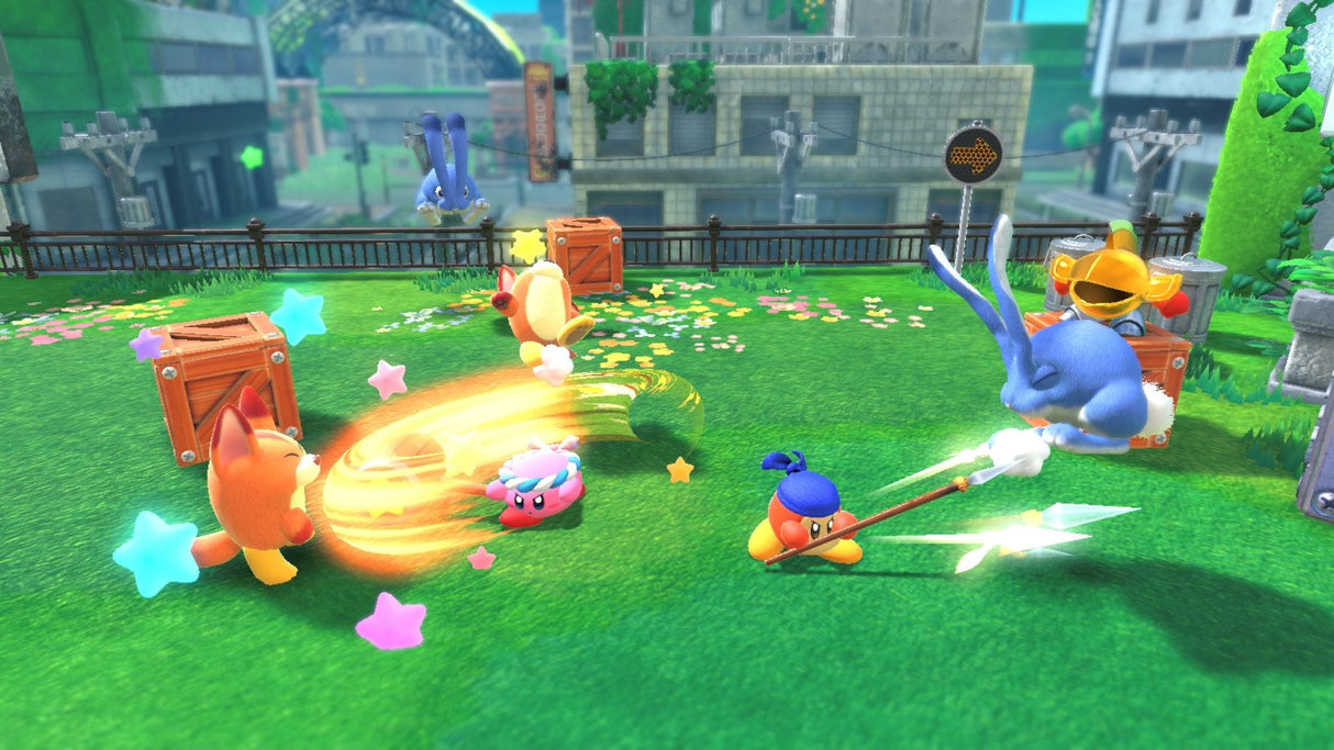 EAN 0045496429317 - Nintendo Kirby and the Forgotten Land Estándar Chino simplificado, Chino tradicional, Alemán, Holandés, I imagen 3
