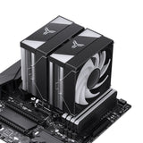 Jonsbo Cr-3000 Cpu-Kühler Dual Tower, Argb - 2x 120 Mm, Negro