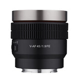 Samyang Sycaf45-Nex Milc Objetivos Para Cine Negro