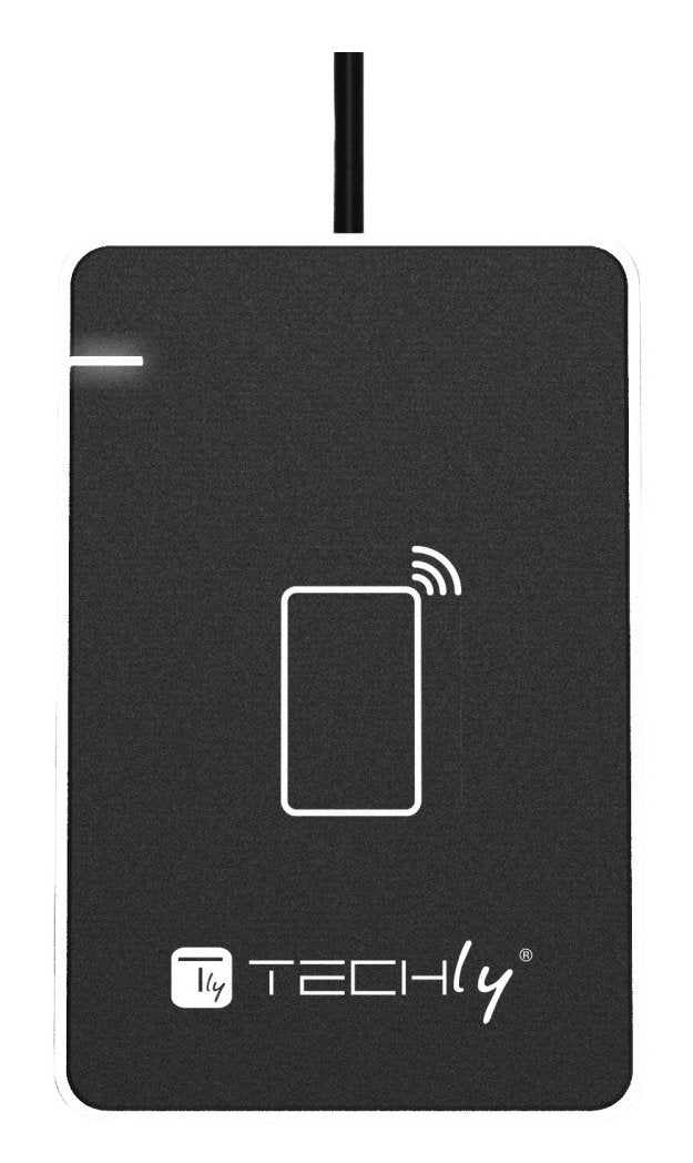 Techly Contactless Card Reader Rfid And Nfc For Electronic Identity Card And Health Card