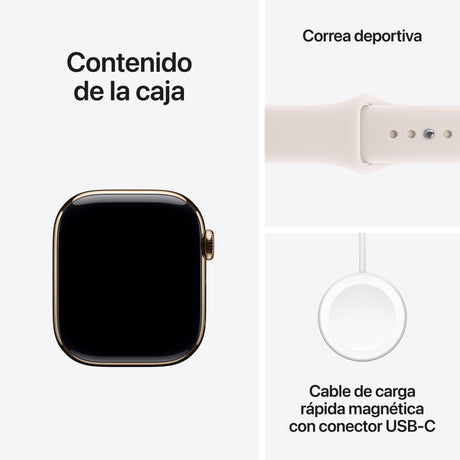 EAN 0195950472400 - Apple Watch Series 11 OLED 42 mm Digital 374 x 446 Pixeles Pantalla táctil 5G Titanio Wifi GPS (satélite) imagen 8