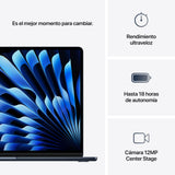 EAN 0195949892844 - Apple MacBook Air Apple M M4 Portátil 38,9 cm (15.3") 24 GB 512 GB SSD Wi-Fi 6E (802.11ax) macOS Sequoia  imagen 10