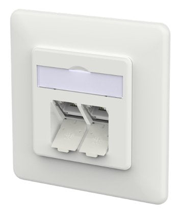Metz Connect Anschlussdose E-Dat C6a Idc 2 Port Up Verkehrswei