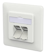 Metz Connect Anschlussdose E-Dat C6a Idc 2 Port Up Verkehrswei