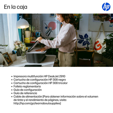 EAN 0198828789549 - HP DeskJet 2910 Inyección de tinta térmica A4 4800 x 1200 DPI 7,5 ppm Wifi imagen 4