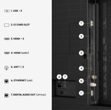 165,1 Cm (65") 3840 X 2160 Pixel Hisense 20019129 16:9 4k Ultra Hd Qled 8 Ms Smarttv Hdmi Vesa 400 X 300 Mm Lan Wifi Speaker