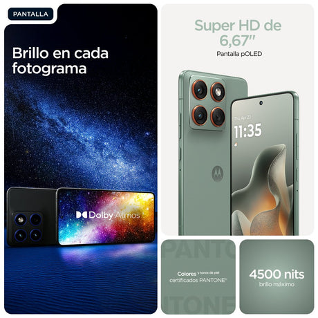 EAN 0840493604527 - Motorola edge 70 17 cm (6.7") SIM doble Android 16.0 5G USB Tipo C 12 GB 512 GB 4800 mAh Verde imagen 17