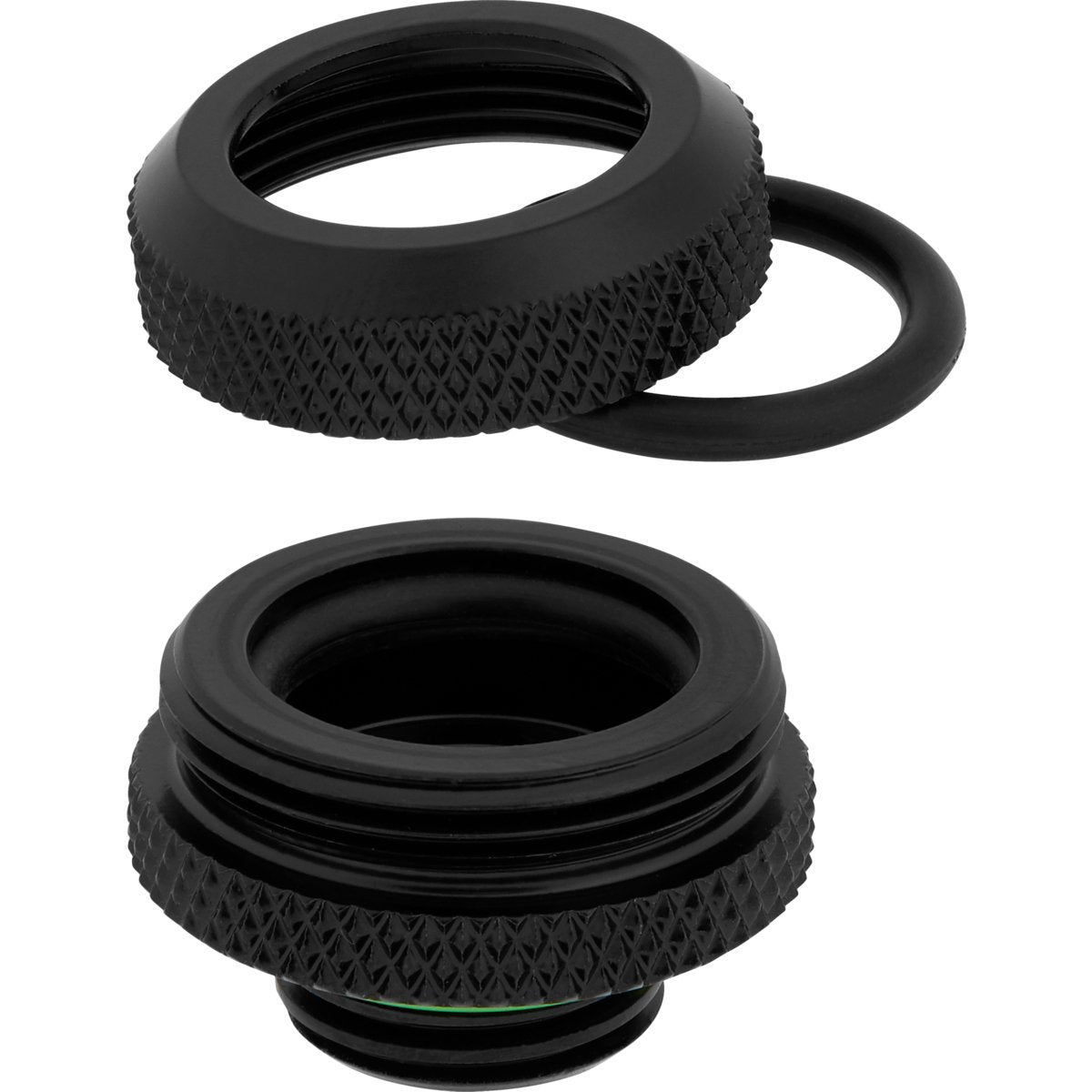 K Corsair Hydro X Series Xf Hardline Anschluss Gerade G1 4 Zoll Ag Auf 14mm Ad Hardtube - Pack De 4, Schwarz