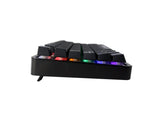 Teclado Mecanico Compacto Gaming Keepout F105 Retroiluminado Rgb Flow Teclas Programables 12 Teclas Multimedia