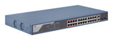 EAN 6931847157166 - Hikvision DS-3E1326P-EI switch Gestionado Fast Ethernet (10/100) Energía sobre Ethernet (PoE) 1U Azul imagen 1