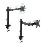 Soporte Mesa Gira Incli 1 Brazo 17-32" Negro