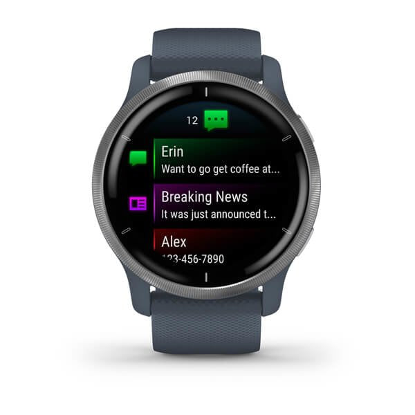 Smartwatch Garmin Venu 2 Azul Granito Plata
