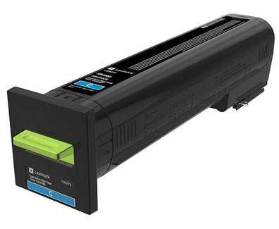 EAN 0734646587358 - Lexmark 72K2XCE cartucho de tóner 1 pieza(s) Original Cian imagen 1