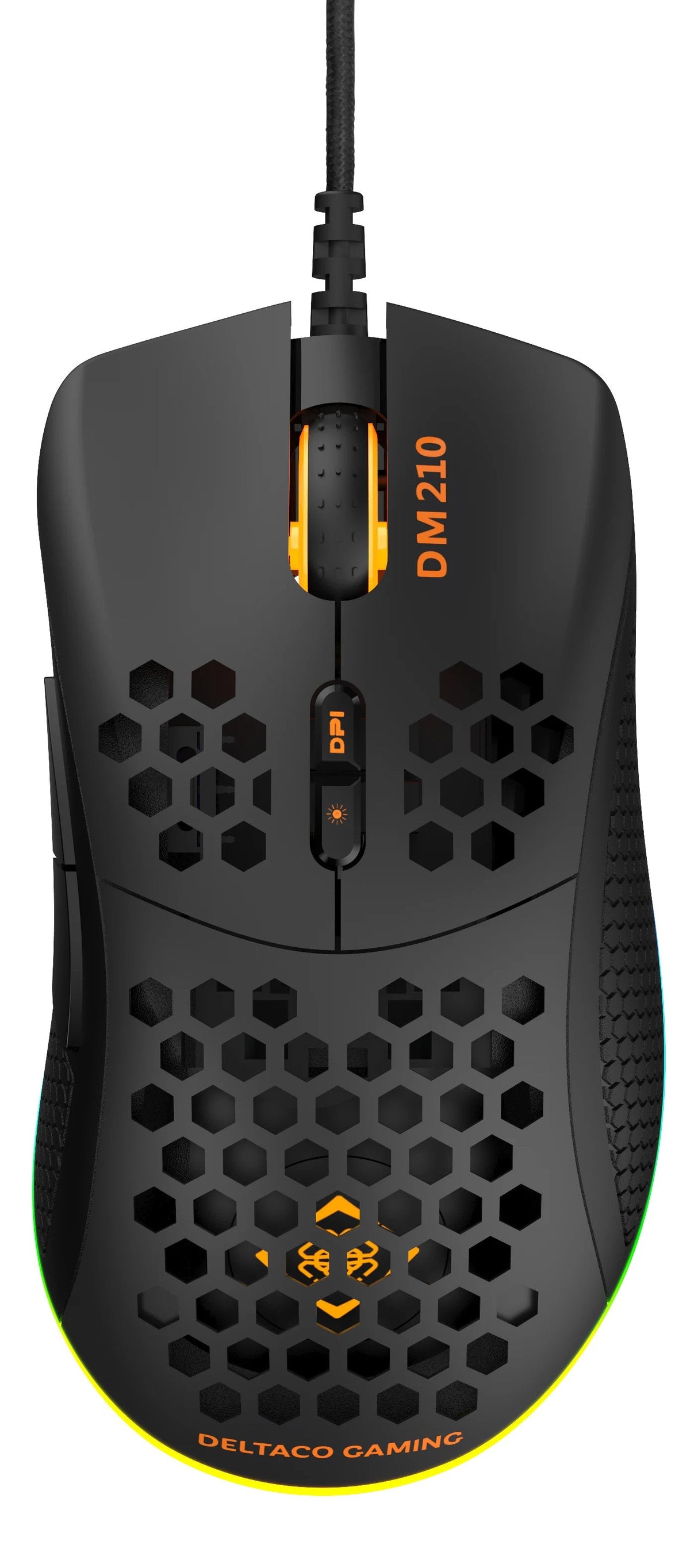Deltaco Dm210 Ratón Juego Mano Derecha Usb Tipo A 6400 Dpi