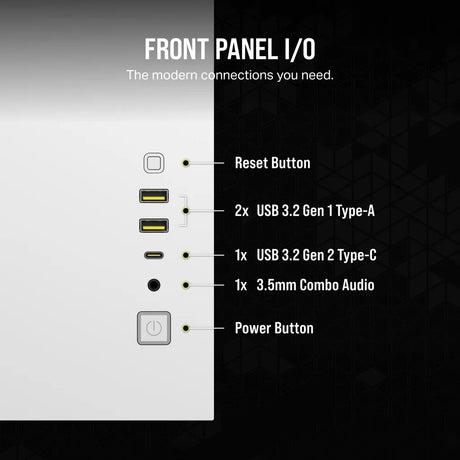 EAN 0840006674993 - Corsair 2500X RGB Micro Torre Blanco imagen 4