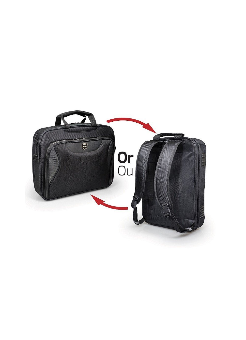 Maletin Para Portátil Port Designs Manhattan Combo  (15.6") Mochila Negro