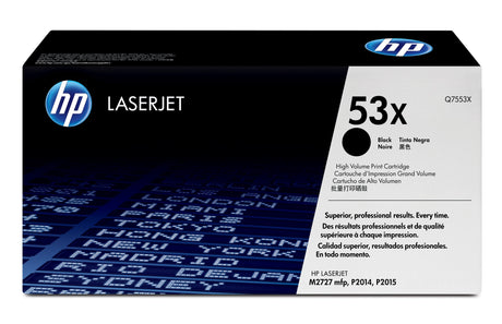 EAN 0882780389274 - HP 53X High Yield Black Original LaserJet Toner Cartridge cartucho de tóner 1 pieza(s) imagen 1