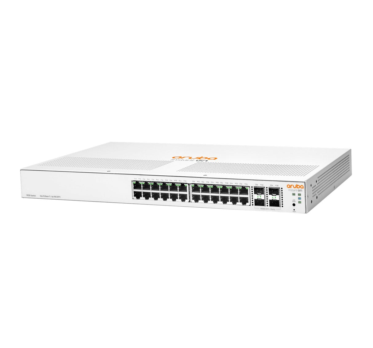 Aruba Instant On 1930 24g Class4 Poe 4sfp/Sfp+ 195w Gestionado L2+ Gigabit Ethernet [10/100/1000] Energía Sobre Ethernet [Poe] 1u Blanco