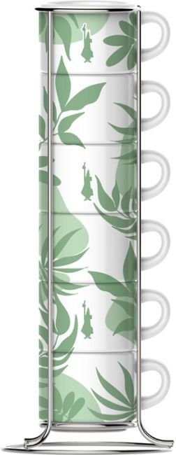 EAN 8006363042857 - Bialetti SS2024002 tazón Verde, Blanco Café expreso 1 pieza(s) imagen 1