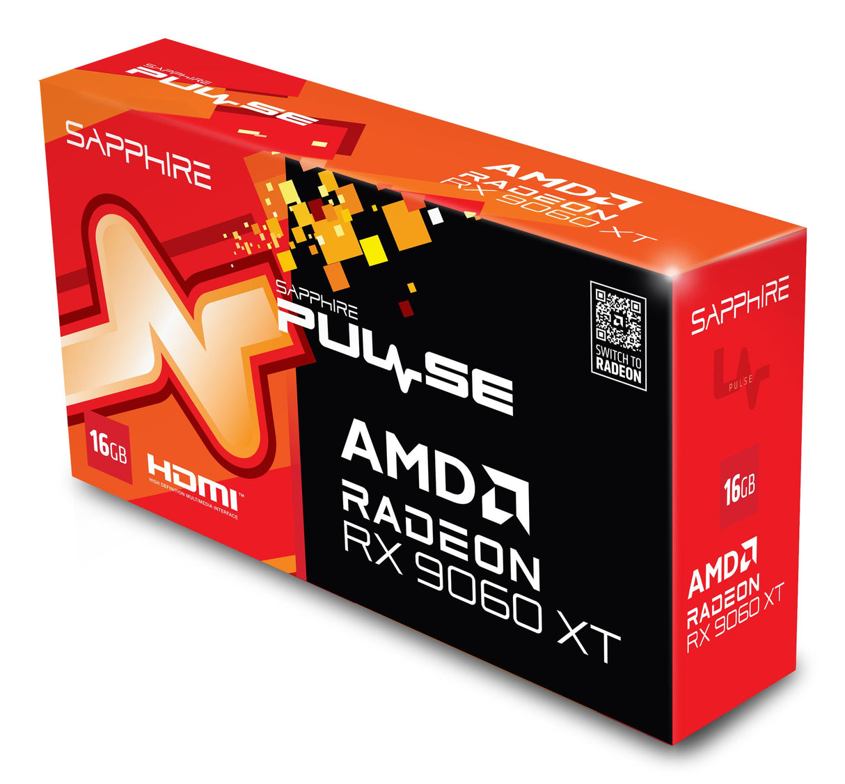 EAN 4895106296381 - Sapphire PULSE AMD Radeon RX 9060 XT 16GB GPU GDDR6 imagen 6