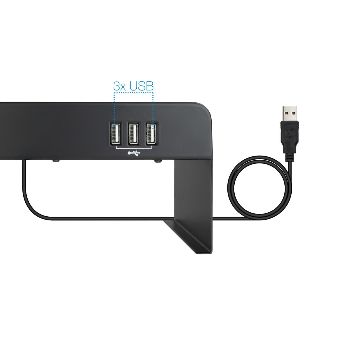 EAN 8433281010253 - TooQ TQMR0124 soporte para monitor Escritorio Negro imagen 3