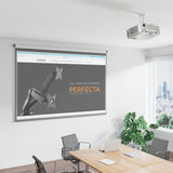 Aisens Soporte Universal Giratorio - Inclinable De Techo Para Proyector - Hasta 13.5kg - Blanco